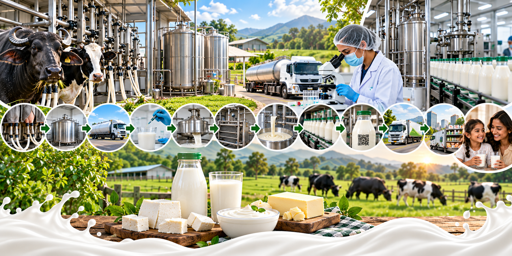 From Barn to Bottle: How Fresh Milk Is Processed on Modern Dairy Farms